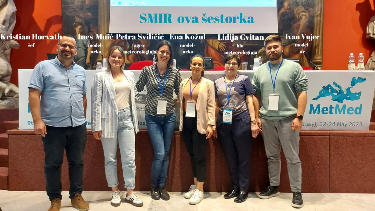 Genovska ciklona te ostali vremenski i klimatski događaji, kao i ekstremi nad Mediteranom #JučerDanasSutra bili su tema <a href="/MetMed_/">MetMed</a> konferencije: metmed.eu/86600/detail/9…

🖼️: DHMZ su zastupale jake snage našeg Sektora za meteorološka istraživanja i razvoj (SMIR)

#SMIR_DHMZ