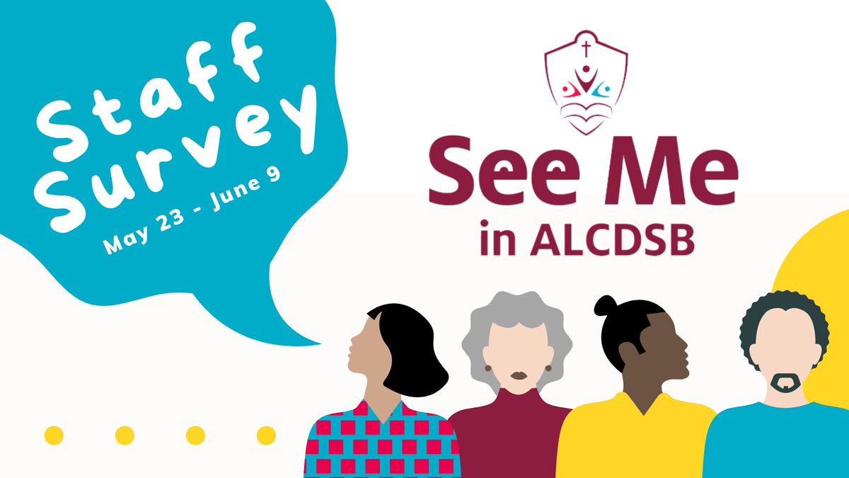 The ALCDSB will be conducting the “See Me in ALCDSB” staff census from May 29 to June 9, to help better inform our decision making around equity and inclusion in the workplace. To learn more visit alcdsb.on.ca or watch this informative video: youtu.be/RWLiVpUxotM