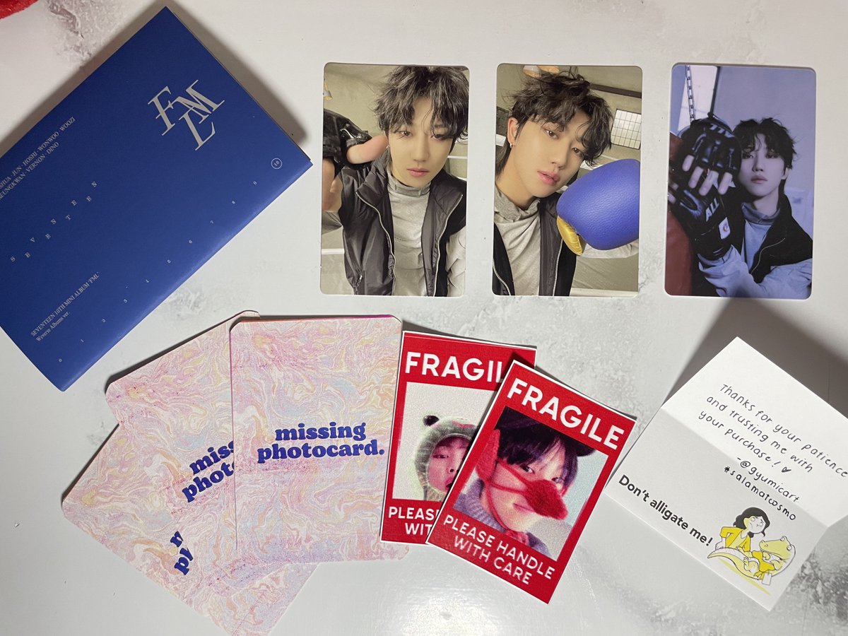 saeouii's tweet photo. β©β§βΛ π #MailSaee β©β§βΛ
β°ββ from: @gyumicart βββ―
Minghao fml wv ver arrived na po and ang sparks niya talaga π₯Ή Thank you so much for the secured packaging, freebies, and consistent updates π«Ά
β
#salamatcosmo https://t.co/odnIPL4klh