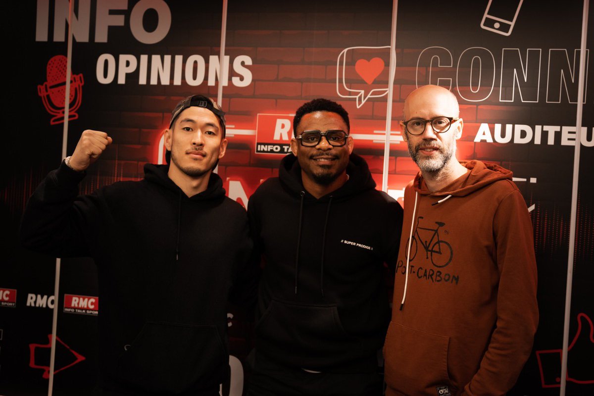 aec_mma's tweet photo. The boss @willy_sirope was the guest of the #RMCFighterClub to present the amaizing Fight Card that we prepared for AEF3 🤩
Le boss @WillySirope était l’invité du RMCFighterClub pour présenter la Fight Card de fou qu’on vous a préparé pour AEF3 🤩 https://t.co/3pwT4MA2Bv