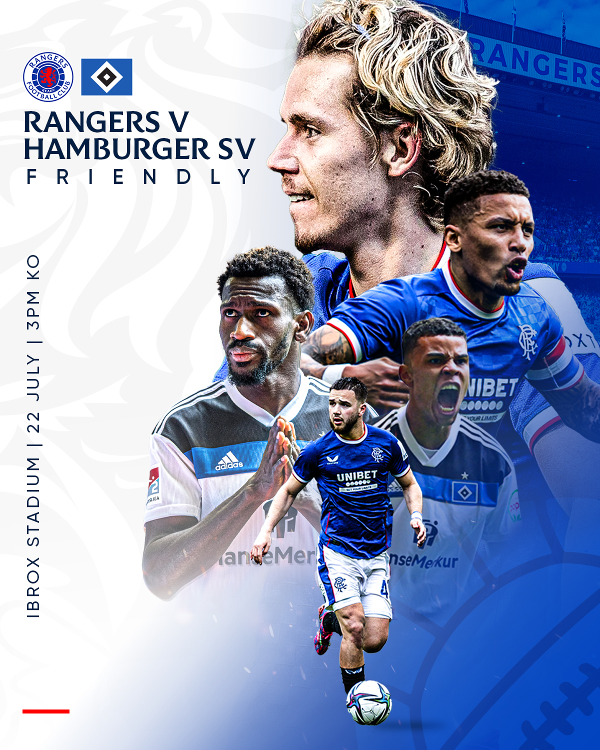 Rangers vs hamburger sv