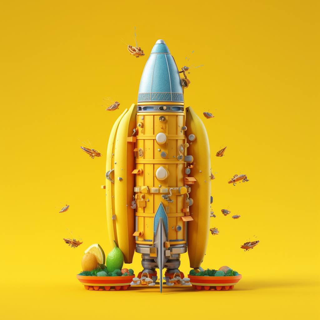 BananaceETH's tweet photo. "The power of belief is our rocket fuel, #Bananace citizens! Can we hit a 100m Market Cap? With your trust and unity, there's no limit to where $NANA can go! We're not just launching a token; we're building a legacy. Ready for an astronomical journey? To the moon...and beyond https://t.co/0YsOUcxgum