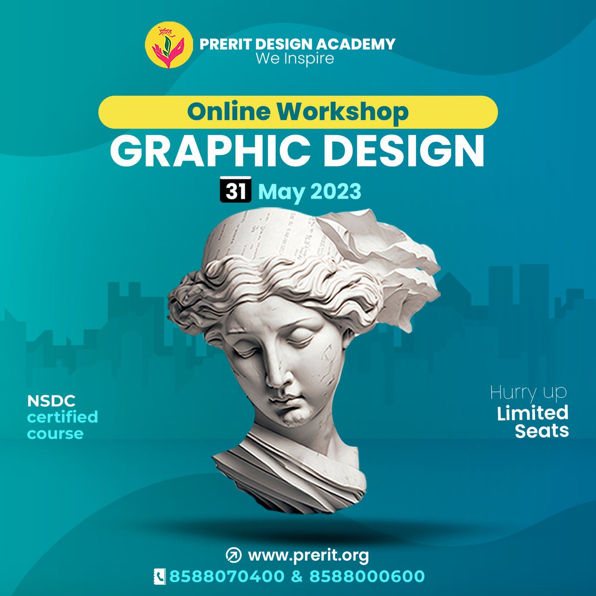 PreritAcademy's tweet image. Experience an unforgettable journey into the world of graphic design with Prerit Design Academy!
#graphicdesigning
#graphicdesignschool
#graphicdesigntutorials
#graphicdesigntips
#graphicdesigners 
#graphicdesigntrends
#graphicdesignblog