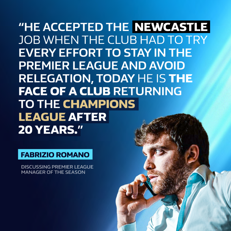 WilliamHill's tweet photo. With the Premier League season coming to a close...

We get the thoughts of @FabrizioRomano on his managers of the season... ✍

👇