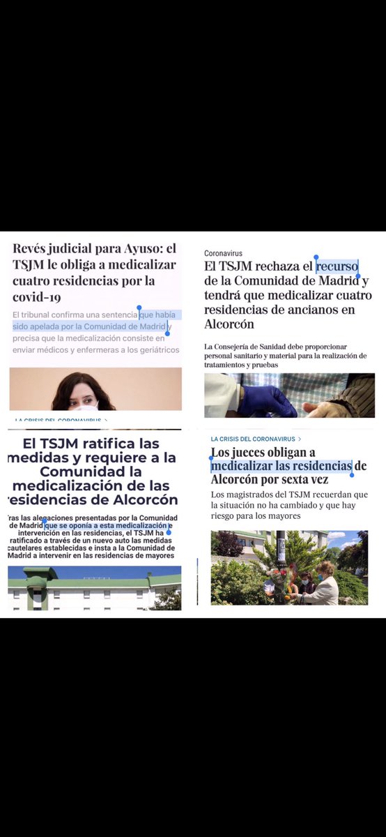 rosira_rosi's tweet photo. Ayuso no solo prohibió que los llevaran al hospital, después hizo algo terrible:
Cuando el Tribunal superior de Justicia la obligó a medicalizar las residencias, ella presentó un recurso para no hacerlo, en 6 ocasiones, no quiso cumplir la orden de ayudarles
#DebateTM https://t.co/KV8h7pIhCK