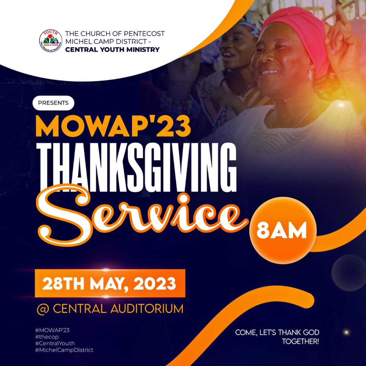 copmccentral's tweet photo. Be present in all things and thankful for all things.” —Maya Angelou. _Come, let's thank the Lord together._ #MOWAP ²³

#mowap23
#CentralAssembly
#MaximumImpact
#greatmichelcampcentral
#TheChurchOfPentecost

©️CENTRAL MEDIA TEAM https://t.co/zGqrGO8ezm