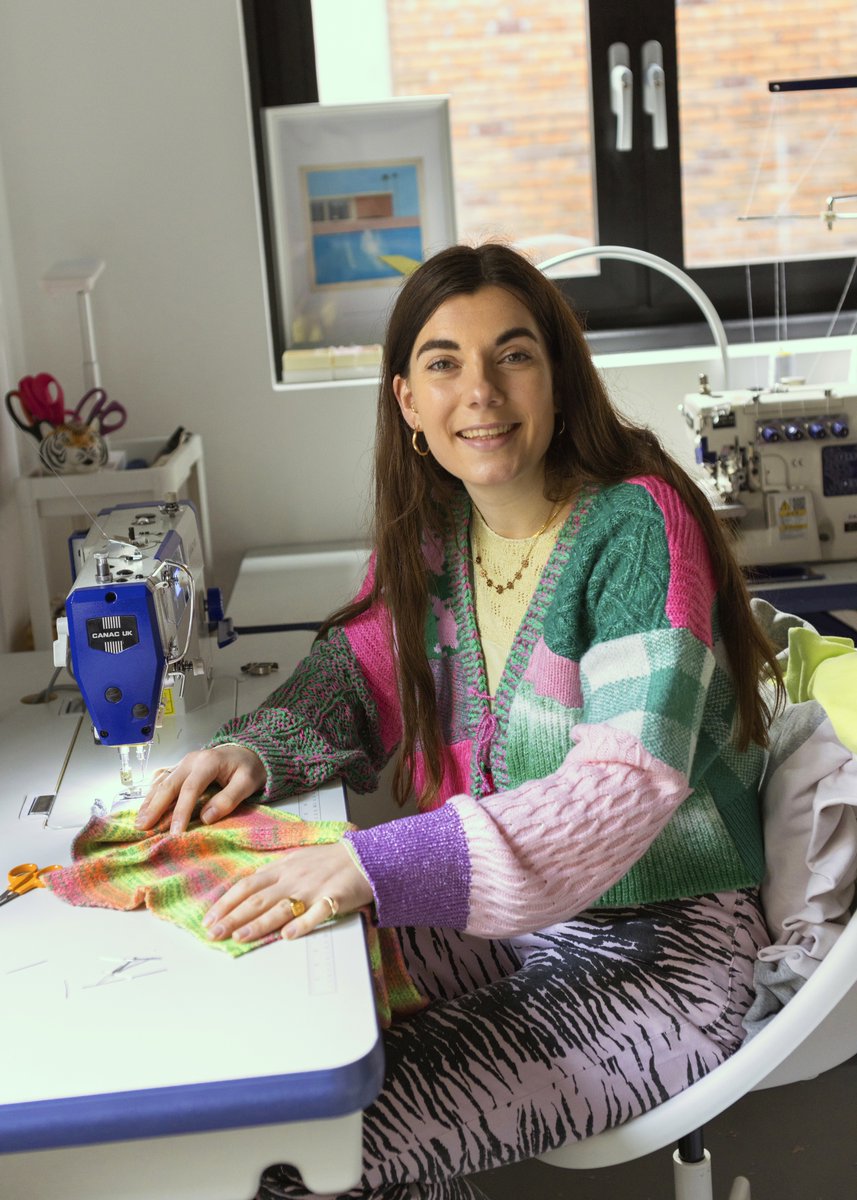 9. Lydia Bolton
Slow fashion designer & sustainability advocate tackling textile waste by remaking unwanted fabric to avoid wastage, holding workshops to teach others & working with brands to combat textile waste.
Led by Lydia Bolton
#PositiveImpact #dbMadeForGood #DBACE2023
9/20