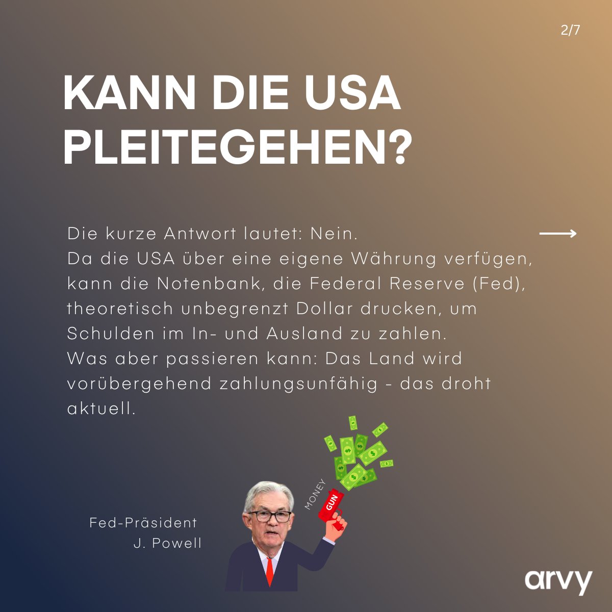 arvyinvest's tweet photo. 1/2

Es ist fünf Minuten vor zwölf.

Den USA droht das Geld auszugehen, wenn sich die Republikaner und Demokraten nicht schnell einigen.

Ist das Land bald bankrott?

#arvy #Schuldenkrise #USA https://t.co/YXsCMlbXMw