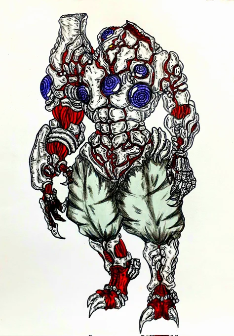 久しぶりにこんな感じのオリジナルキャラを描きました 特にコンセプトやモチーフは無く、思いついたままに描きましたわん #オリキャラ