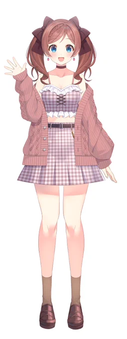 麻倉由衣()さんのLive2D新衣装を担当させていただきました! とても可愛く動かしていただけていて感動。。配信もよろしくお願いします～! #麻倉誕生祭2023