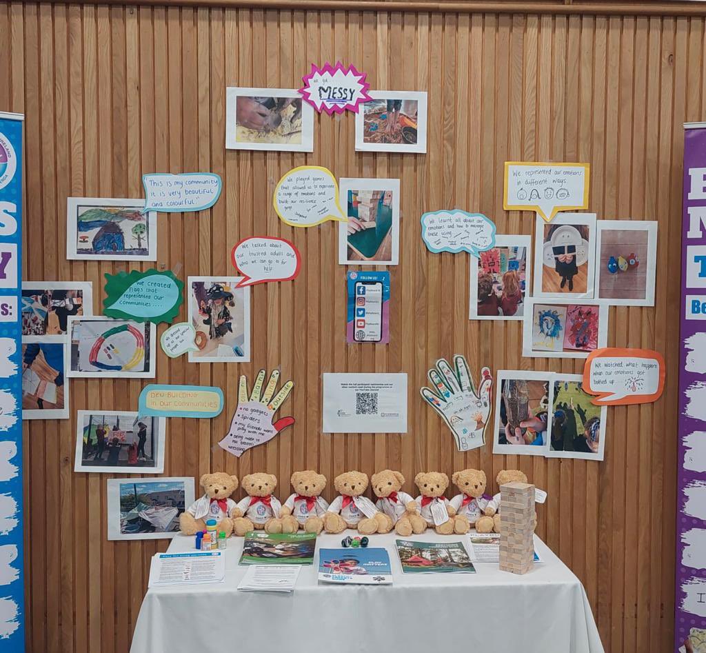 playboard_'s tweet photo. Team PlayBoard at this morning’s @OURGenCYP1 celebration. 🧸

Project partners will be sharing the impact the programme has made across the region - building resilience and peace #PEACEIV #OG23 https://t.co/AqMaaFjcmT