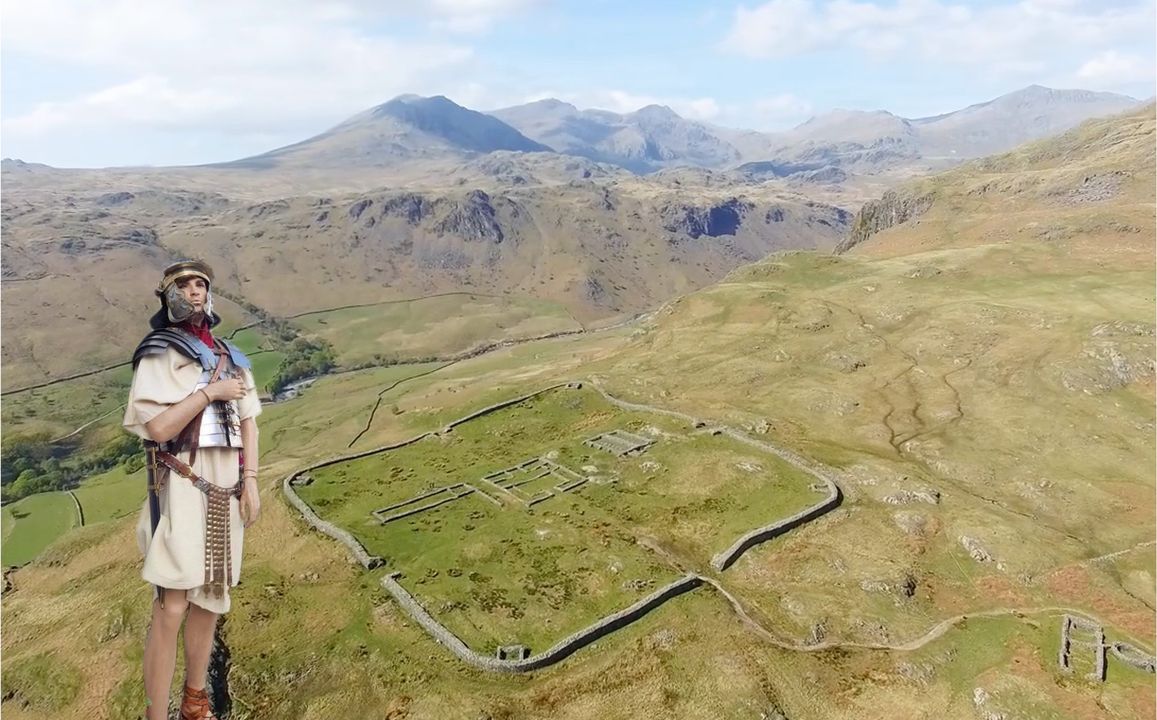 TrimontiumTrust's tweet photo. Happy #RomanFortThursday from Harry who's visiting #Hardknott on this lovely sunny day! ๐
At only 3 acres, this remote fort comandeered the Eskdale Valley down to the Roman road to Ravenglass. The fort was built in the early 2nd century AD then abandoned by early 3rd century. https://t.co/YGnhwCbuCn