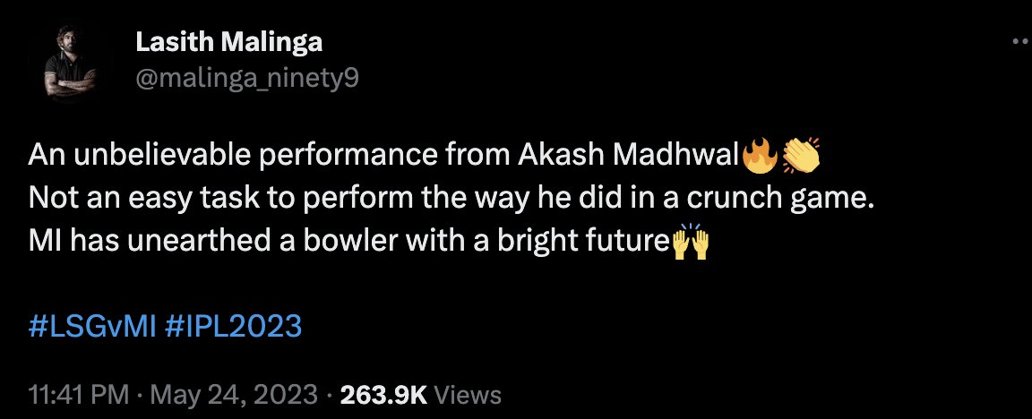 itsmydigiworld's tweet photo. @mipaltan @Jaspritbumrah93 You know he is more special when this happens 🐐👌💙 
#Malinga #Bumrah #AkashMadhwal #MumbaiIndians https://t.co/6S6DXtbzUi