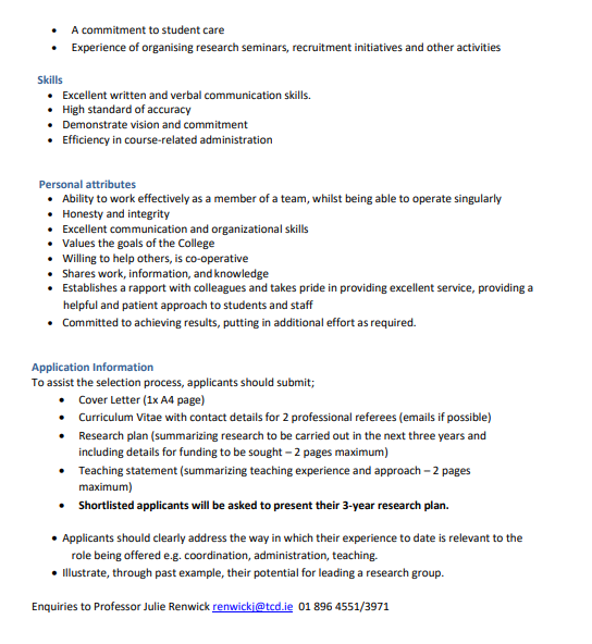 The Department of Clinical Microbiology is recruiting for an Assistant Professor🦠! PhD and post-doctoral research in Microbiology or related subject required. Apply by 26 June to renwickj@tcd.ie,  details below.
<a href="/MicrobioSoc/">Microbiology Society</a>
<a href="/TrinityMed1/">School of Medicine, Trinity College Dublin</a>
<a href="/MicrobiologyTCD/">MicrobiologyTCD</a>
<a href="/TCDTMI/">TTMI - Trinity Translational Medicine Institute</a>
<a href="/tcddublin/">Trinity College Dublin</a>