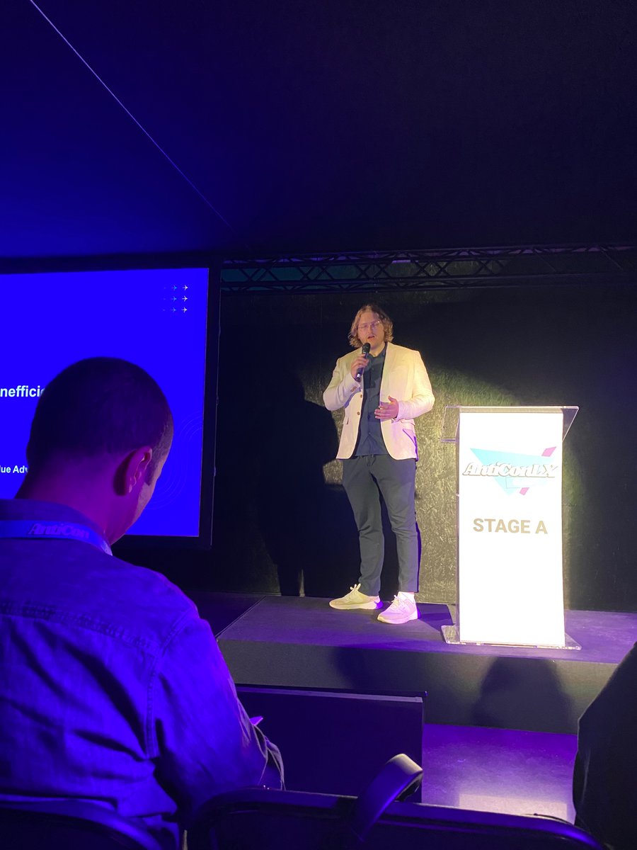 Great to be at my first #AntiConLX today - some very interesting conversations around the use of tech in the marketing space 🤩 <a href="/lxahub/">LXA</a>