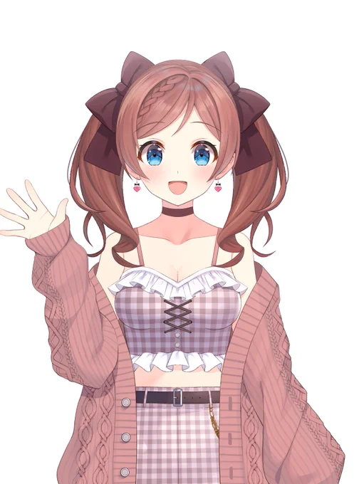 麻倉由衣()さんのLive2D新衣装を担当させていただきました! とても可愛く動かしていただけていて感動。。配信もよろしくお願いします～! #麻倉誕生祭2023