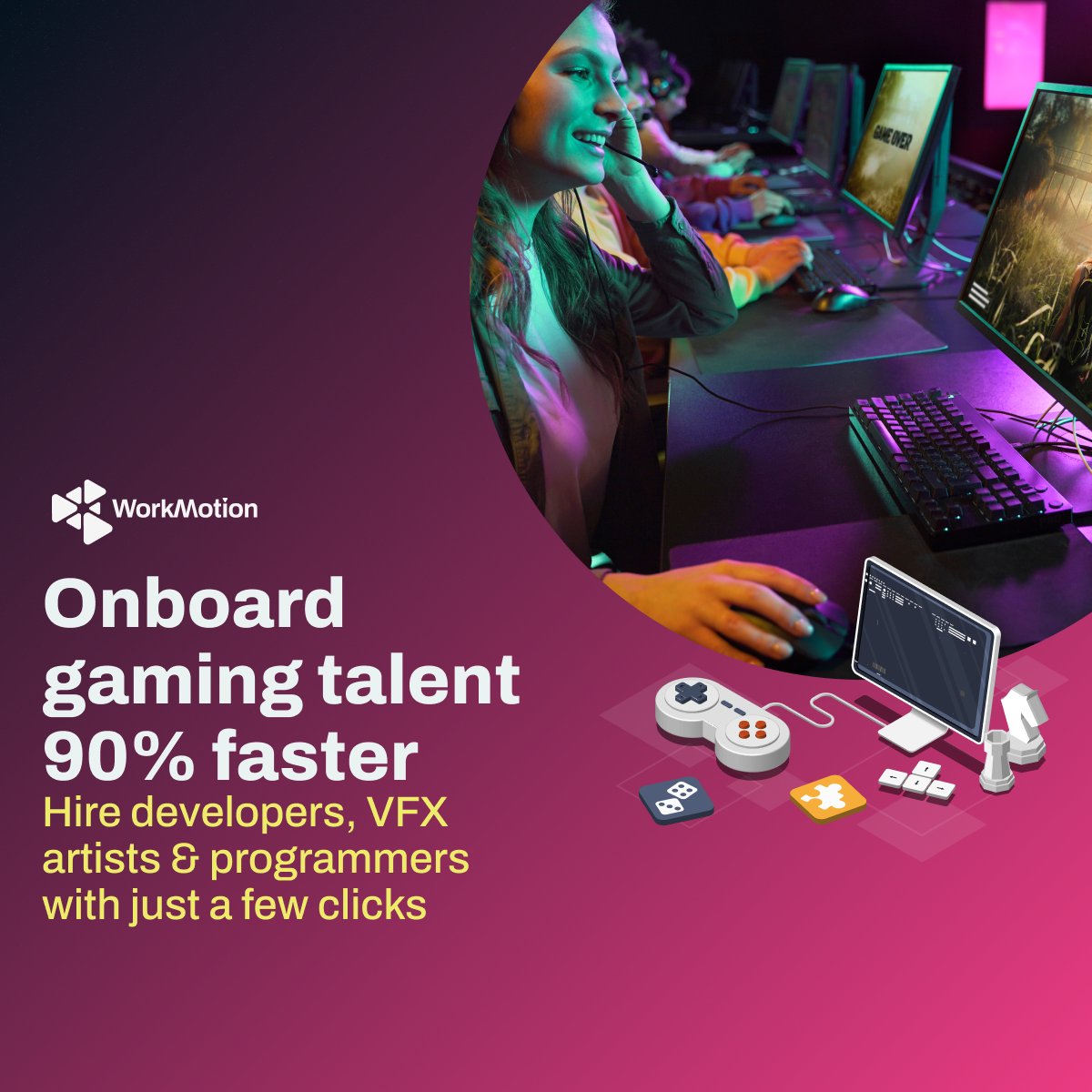 Struggling to find game developers &amp; VFX artists? We can help! 

workmotion.com/hire-game-deve… 

#GameDevelopers #RemoteHiring #EOR