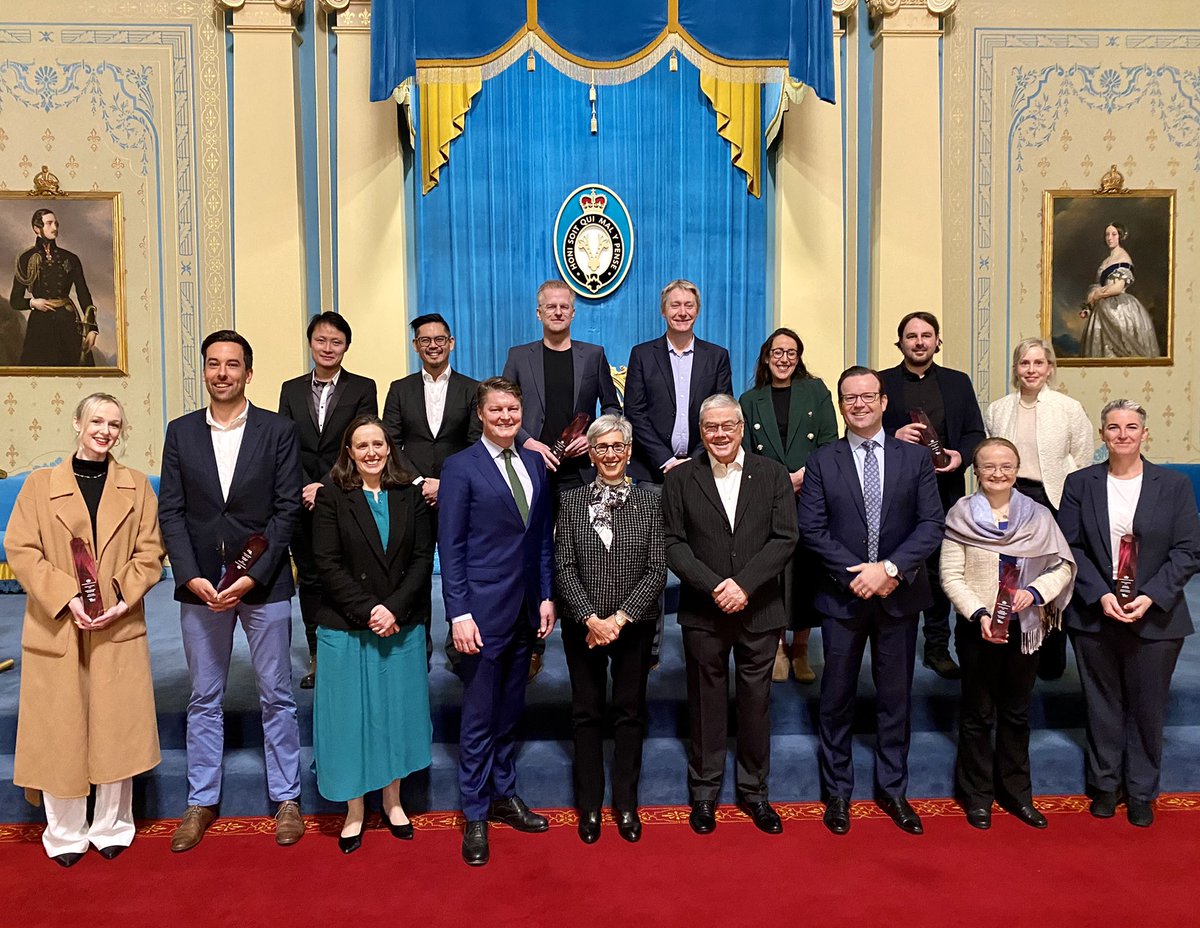 The Governor and Mr Howard this evening hosted the Governor of Victoria Startup Awards. An opportunity to celebrate the ingenuity of our State’s startups and fast-growing ecosystem. Congratulations to all the recipients and finalists. <a href="/LaunchVic/">LaunchVic 🚀</a> @VicGov_DJSIR