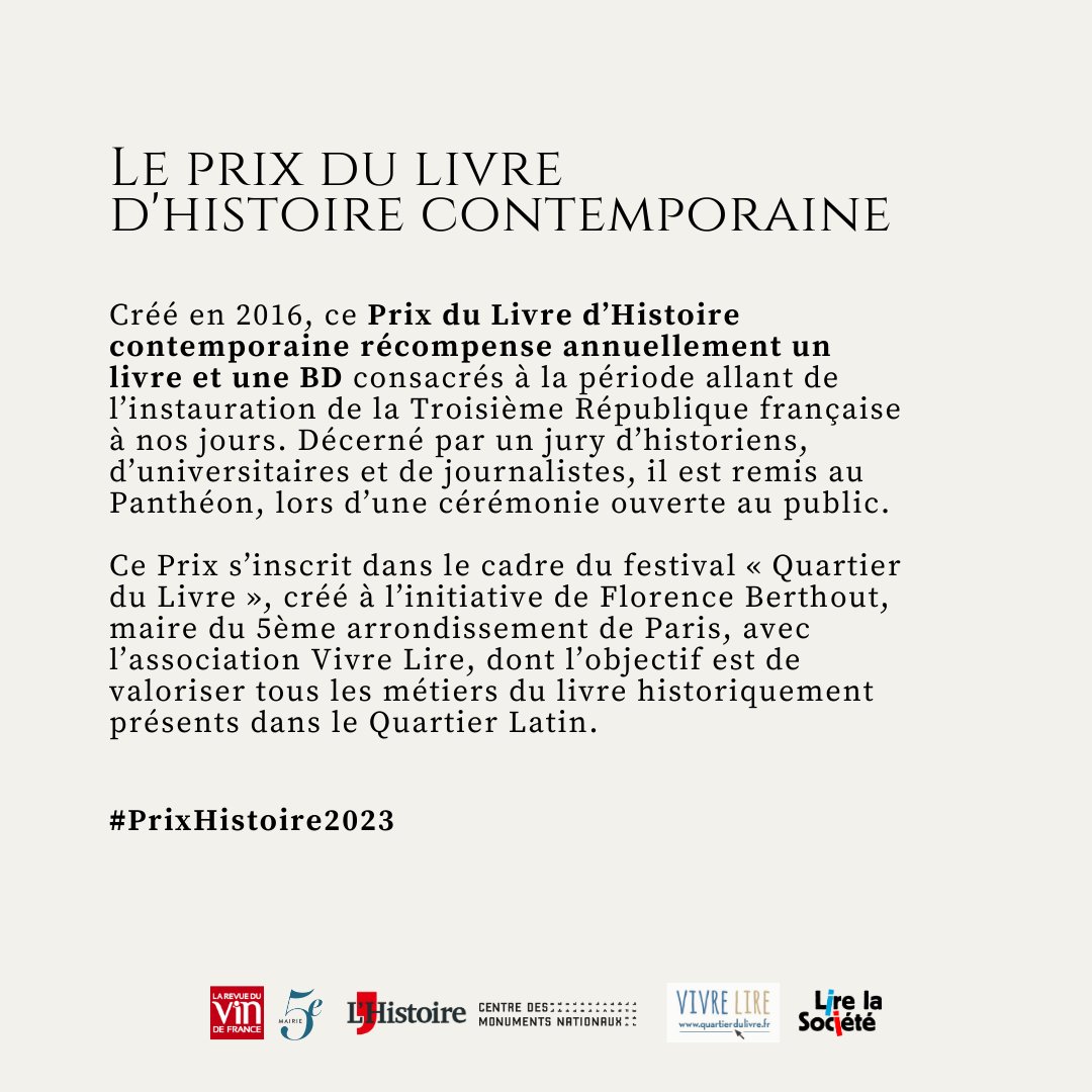lirelasociete's tweet photo. #PrixHistoire2023 7e édition - Découvrez les finalistes du Prix du Livre d'Histoire contemporaine 2023. 

Aujourd'hui « Le matin de Sarajevo » • @GlenatBD  par @ChapuzetJean et Christophe GIRARD. 

🗓️Jeudi 1er juin 2023
📷Panthéon
⌚️ 18h15 https://t.co/WMS48NtgHP