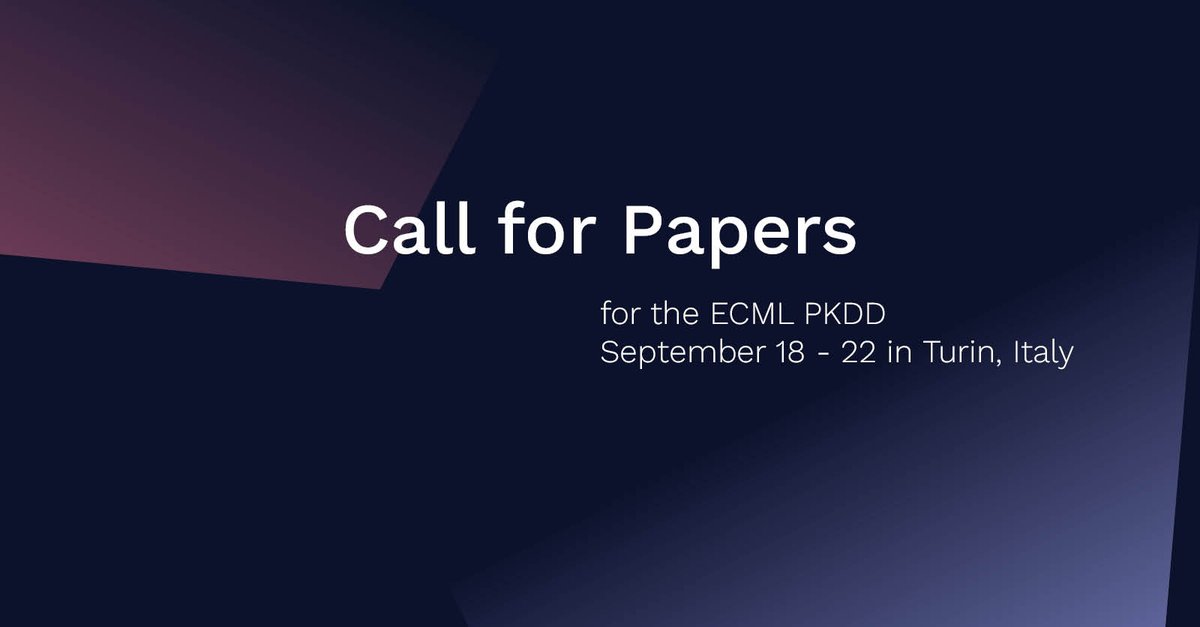Lamarr Institute (@lamarrinstitute) on Twitter photo 🔔 Reminder: #CfP for 3 workshops at <a href="/ECMLPKDD/">ECML PKDD</a>, co-organized by #Lamarr scientists! Submit your paper until June 12 to:
1⃣ Learning to Quantify: lq-2023.github.io
2⃣ #XAI for time series data: lamarr-institute.github.io/xai-ts-worksho…
3⃣ Interactive adaptive learning: activeml.net/ial2023/ 🔔 Reminder: #CfP for 3 workshops at <a href="/ECMLPKDD/">ECML PKDD</a>, co-organized by #Lamarr scientists! Submit your paper until June 12 to:
1⃣ Learning to Quantify: lq-2023.github.io
2⃣ #XAI for time series data: lamarr-institute.github.io/xai-ts-worksho…
3⃣ Interactive adaptive learning: activeml.net/ial2023/
