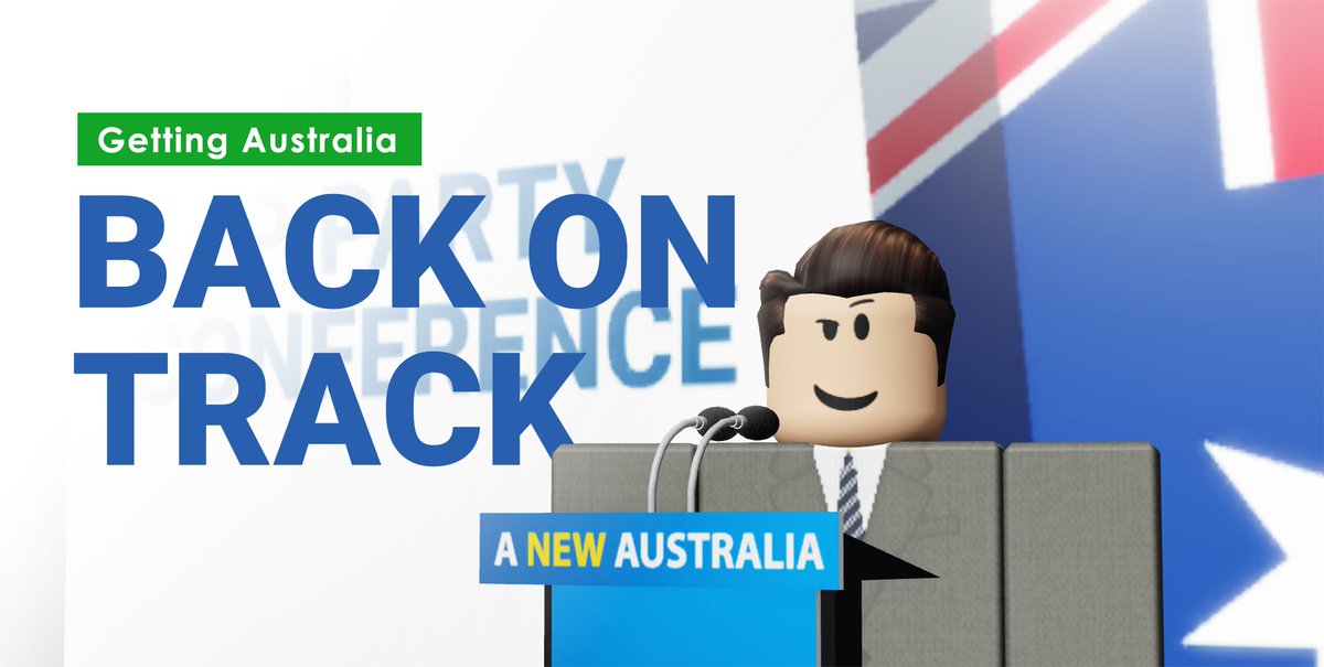 LnpRblx's tweet photo. Getting Australia Back on Track. That's our Priority.

After too many missed opportunities and malfeasance Its time to put Australia back on track, for a strong and stable nation.

Vote LNP and back SirBloxfire this election. https://t.co/Asra5nvrek