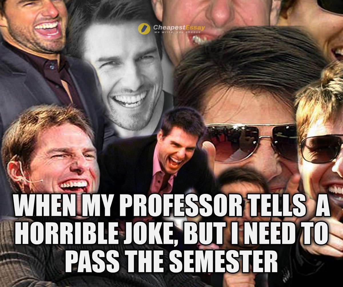 CheapestEssay's tweet image. Endure it just for a bit. You need to get that semester.

Visit our official page to pass your semester: bit.ly/3nYlUZ8

#MemeFriday #SchoolMeme #CollegeMeme #TGIF