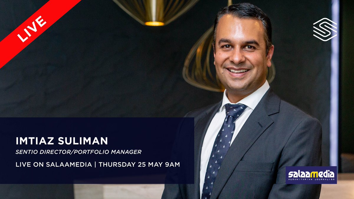 Sentio Director/Portfolio Manager Imtiaz Suliman will be LIVE on @salaamedia at 9am this morning! The discussion will centre around Shari'ah investing, diversification, downside protection and global allocations. salaamedia.com/listen-live/