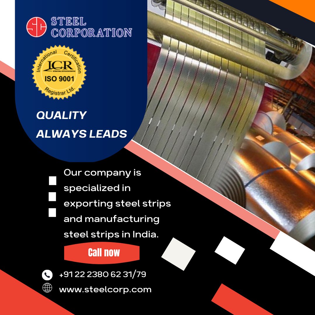 'SteelCorp: Your Gateway to Exceptional Steel Solutions! 🏢🔩✨
Unlock the strength and versatility of premium steel products. Visit steelcorp.com
#SteelCorp #PremiumSteel #SteelSolutions #StrengthAndVersatility #ConstructionMaterials #UnleashYourPotential'