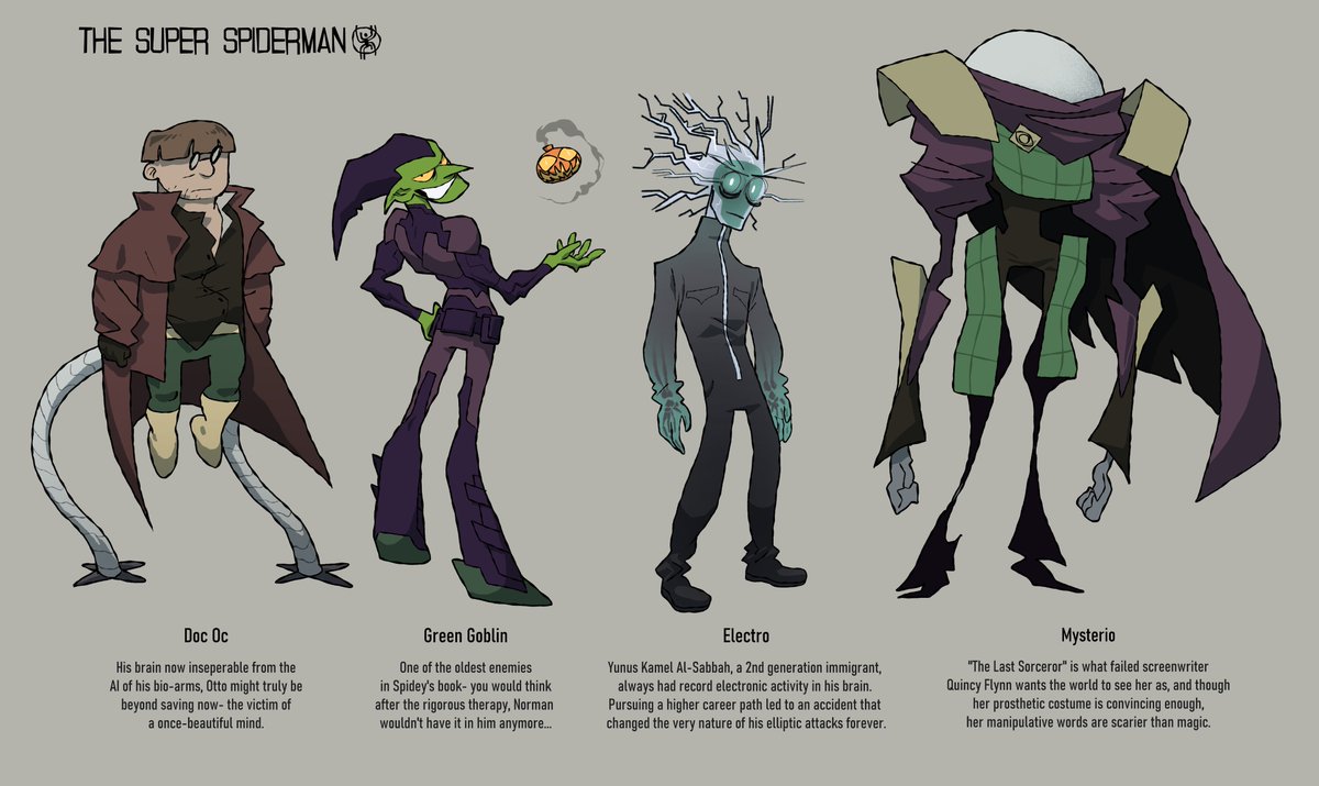 All of my #thesuperspiderman Character Lineups🕷️ one day I will get the opportunity to do this! *crosses fingers*