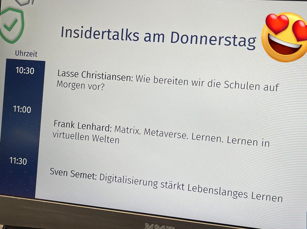 SvenSemet's tweet photo. TEAM @Assima heute auch am 3. Tag #LearnTEC in Karlsruhe - ihr findet uns bei unseren Partnern @Mastersolution (Halle 2 J10) oder @Ambylon (Halle 1 B30) #LearnTec2023 #LearnTec30 - HEUTE um 11:30 Uhr in Halle 2 J10 mein Vortrag !!! https://t.co/ao1ncsBEZR