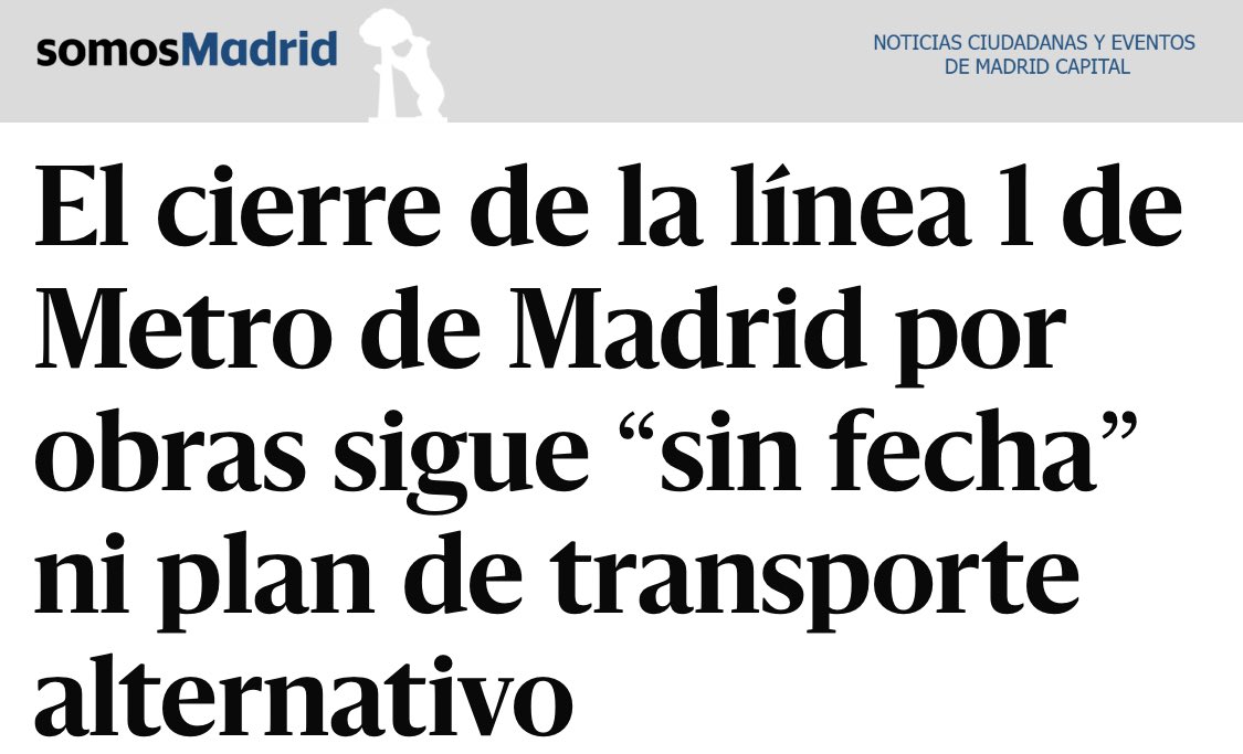Miles de vecinos se quedarán sin metro y aún no se ha planteado ninguna alternativa. Así tratan Ayuso y Almeida al transporte público y a quienes lo necesitan cada día.
