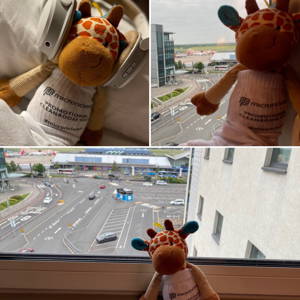 RegenCTC's tweet image. GeeGee has had a trip to #BHX on his #micronclean sockventure, #cleanroomtechnology2023