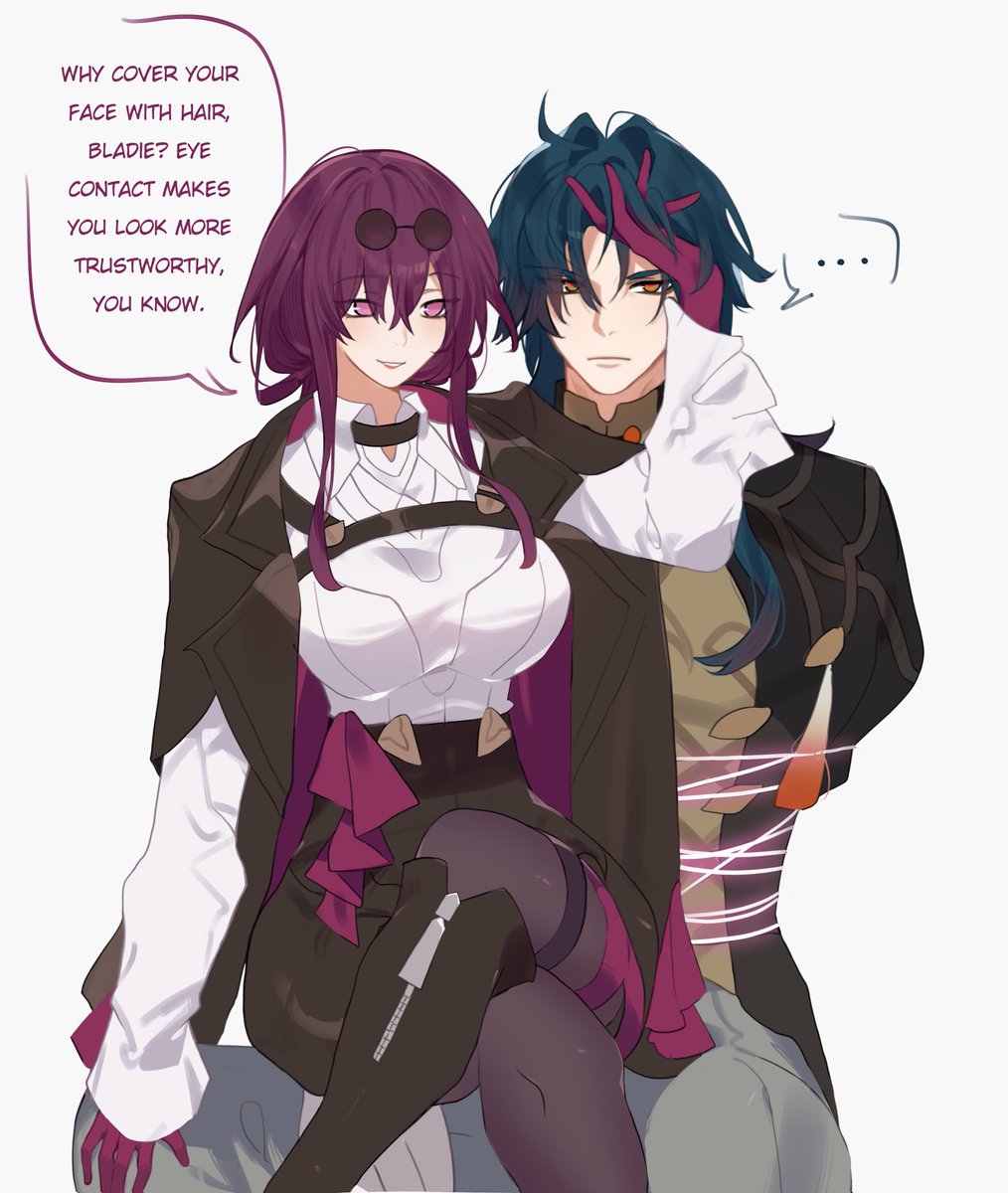 sgrimp_'s tweet photo. Kafka and Kafka’s chair
#HonkaiStarRail #kafka #blade #KafBlade https://t.co/fn70FfNbSF