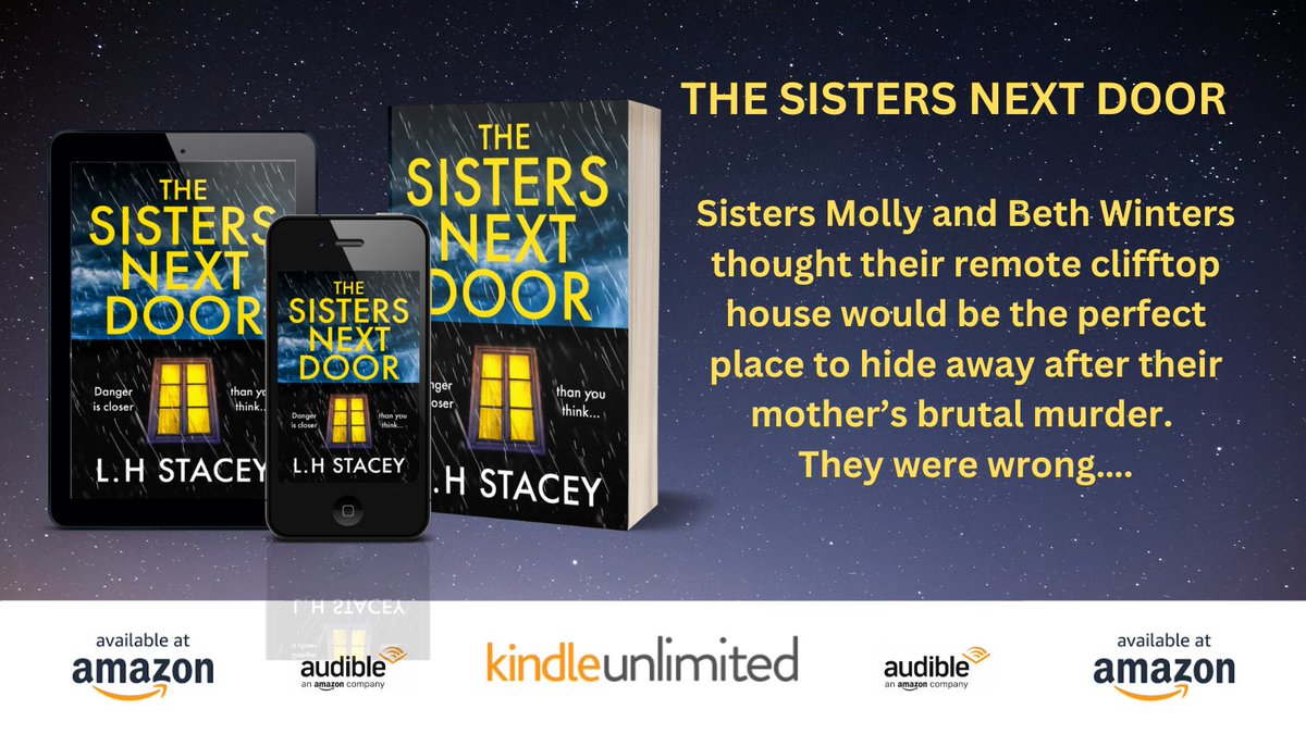 THE SISTER'S NEXT DOOR 
⭐⭐⭐⭐⭐
Danger could be closer than they think....
⭐⭐⭐⭐⭐
Get your copy here: amzn.to/3ZpigFk
⭐⭐⭐⭐⭐
@BoldwoodBooks #thrillerbooks #thriller #Psychlit 
#readingcommunity
#bestseller
#crime #sisters #isolated #KindleUnlimited