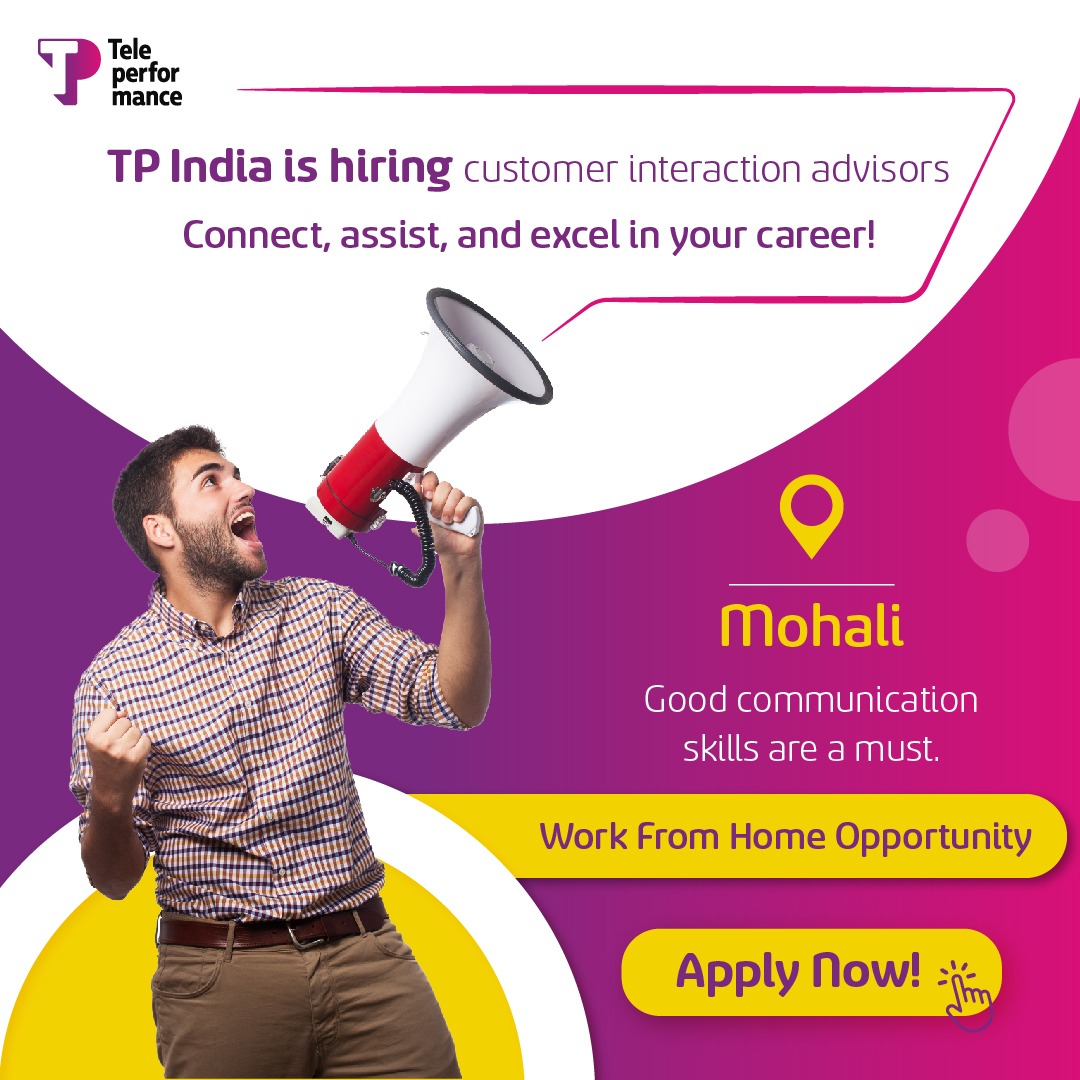 Apply now at bit.ly/RecJan2023 and come grow with us!
To all graduates, this post is for you!
 
TP India is hiring candidates with B-Tech, B-SC, and BCA degrees.
 
A dual-monitor setup and broadband internet connectivity are a must.
 
See you all!
 
#TPIndia #TPCareers