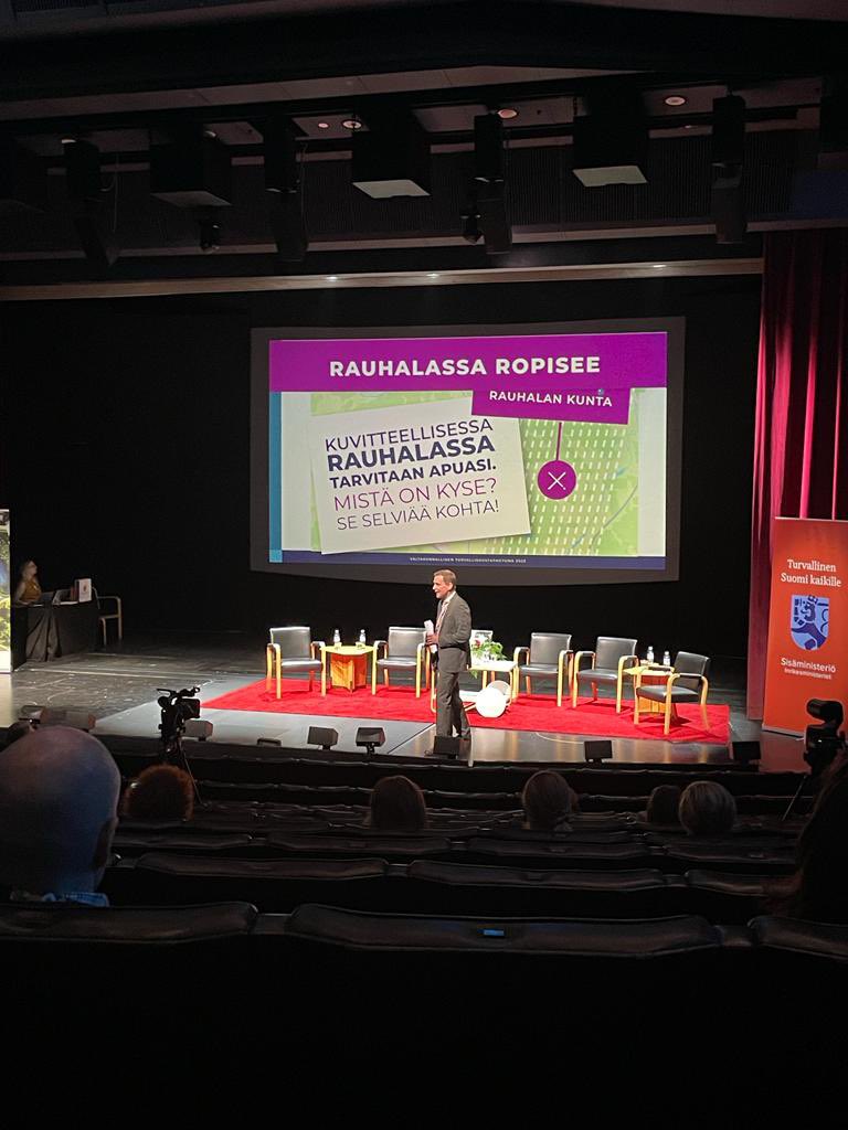 Valtakunnallinen turvallisuustapahtuma 2023 - Tiedosta ja teknologiasta avaimia turvalliseen tulevaisuuteen 🌎
#SisäinenTurvallisuus #turvallisuustapahtuma2023 <a href="/Sisainenturvall/">Sisäinen turvallisuus</a> <a href="/Seinajoki/">GumTweet Seinäjoki</a> <a href="/Sisaministerio/">Sisäministeriö</a>