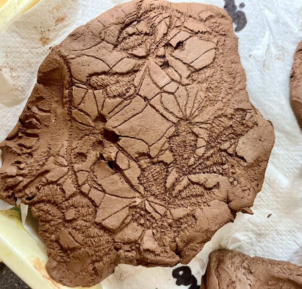 MctavishAnni's tweet photo. Continuing our arts project with inspiration from Minnie Pwerle we’re exploring clay and natural materials. Creating these beautiful mini-sculptures! The children have really enjoyed experimenting 🤎🧡💚@SheringhamNurs1 @lindseyfrostie @Flissej @melissapren https://t.co/WexxXaSJ50