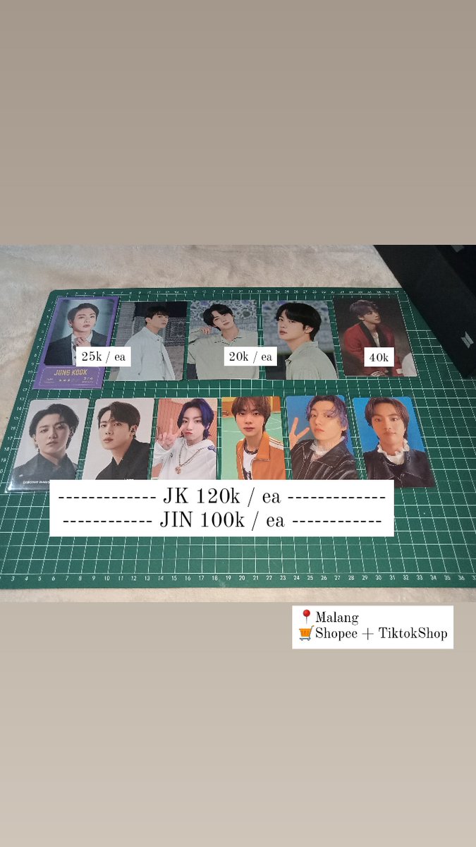 jinkooktae_'s tweet image. Bismillah 🥺
𝗪𝗧𝗦 PC MPC 𝗕𝗧𝗦 𝗜𝗡𝗔 💜 , ready kamarr, koleksi pribadi
Yukk Amy, bantuin take PC PC akuu, lagi ada kebutuhan 🥺💜

Dom Malang Jatim.
Harga sudah di pict yahhh.
Take banyak bisa nego. 💜
Bantuin habisin Amy, yukk 💜

#wtsbts #wtsbtsina #PCBTS #BTSARMY