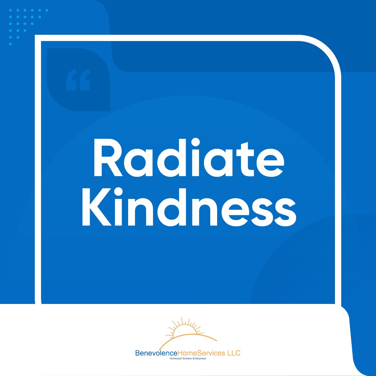 Human as we are, we go through different challenges every once in a while. We all face different challenges every day. That is why we treat each other with kindness as much as possible. It’s the least that we can do for our fellowmen.

#RadiateKindness