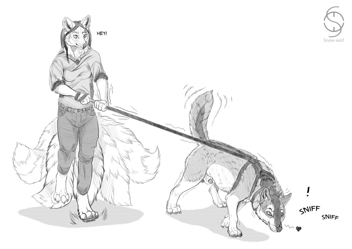 Snow601_Art's tweet photo. Time for walkies!

Commission for Yukon as a gift for Nievaris. https://t.co/tda0CX8Qn8