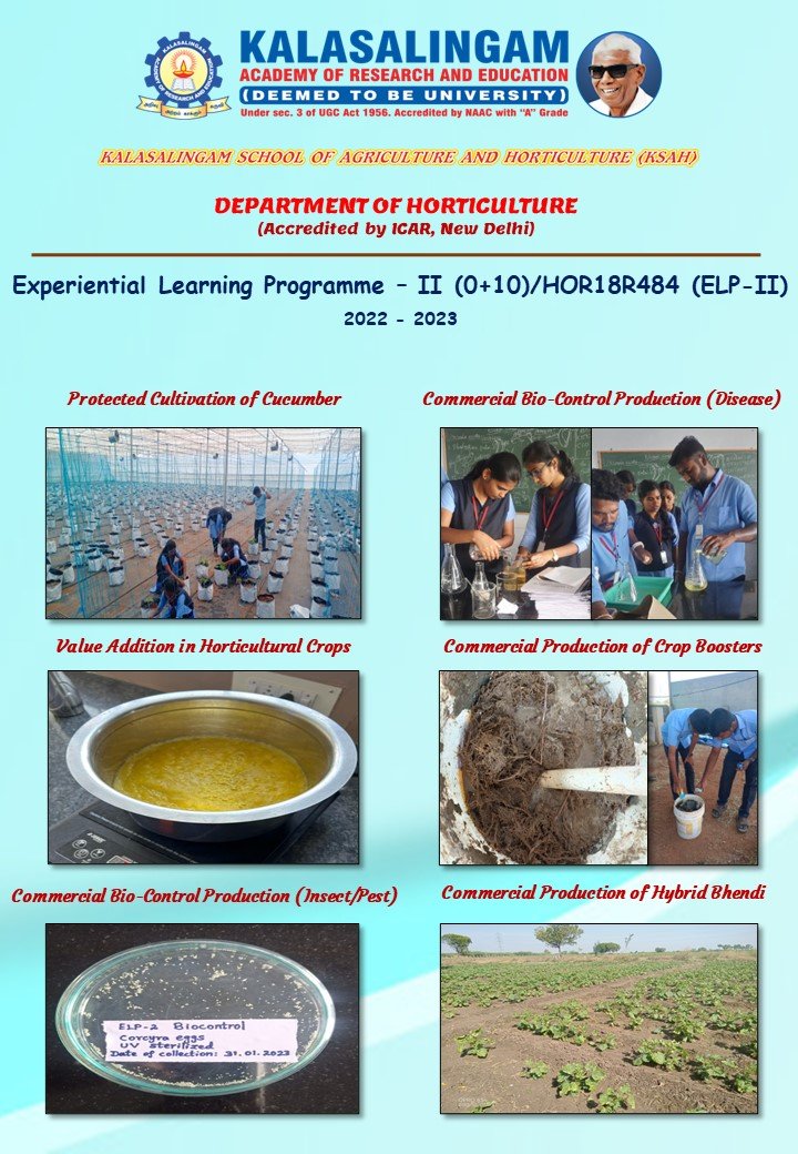 HodKlu's tweet photo. #StudentREADYprogram of Department of Horticulture #Kalasalingam #KSAH https://t.co/rS7I4G6cV1