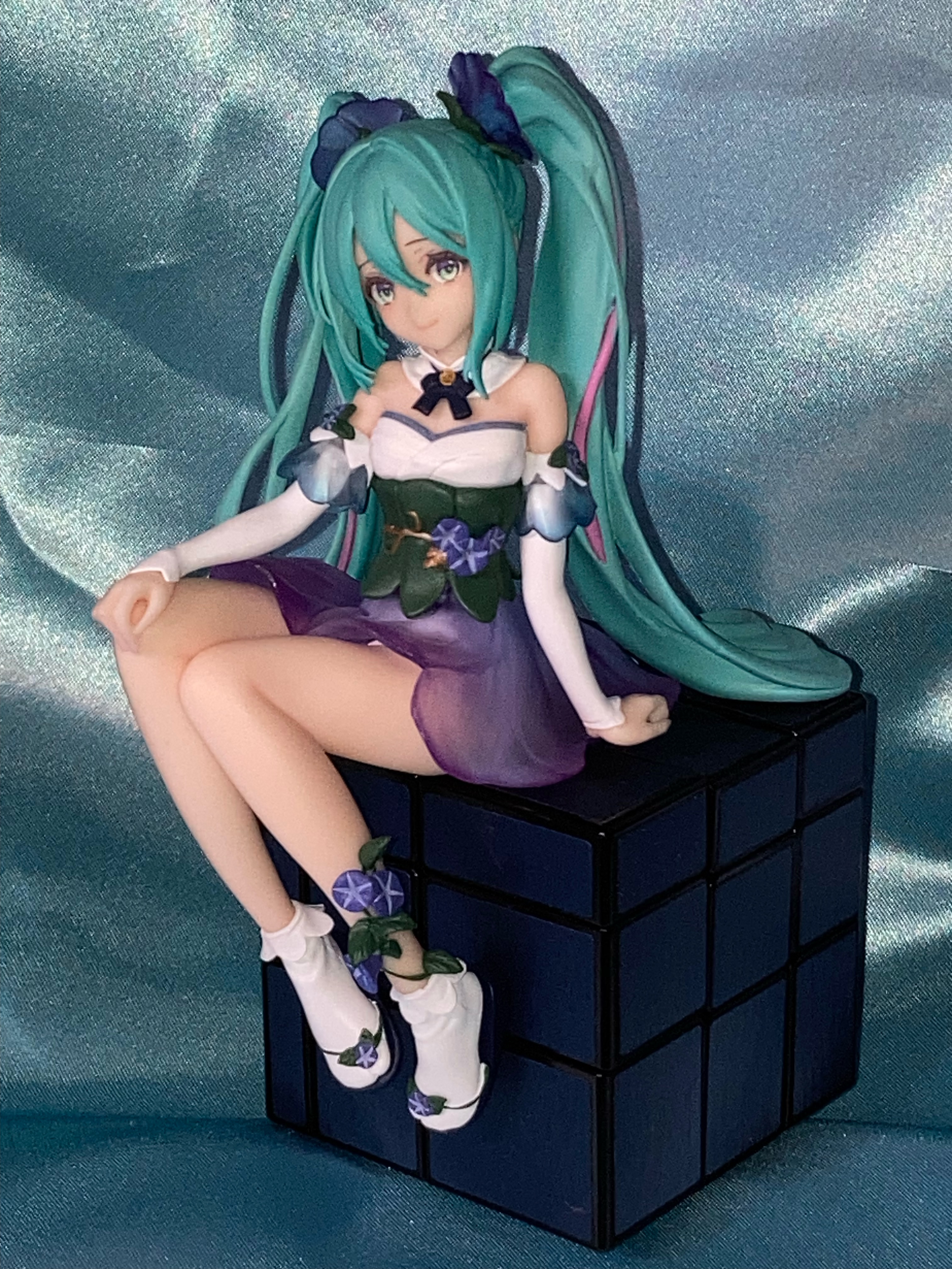 初音ミク　フィギュア　Latidos ぬーどる　朝顔 Amazon.co.jp: 初音*ミク ぬーどるストッパーフィギュア Flower