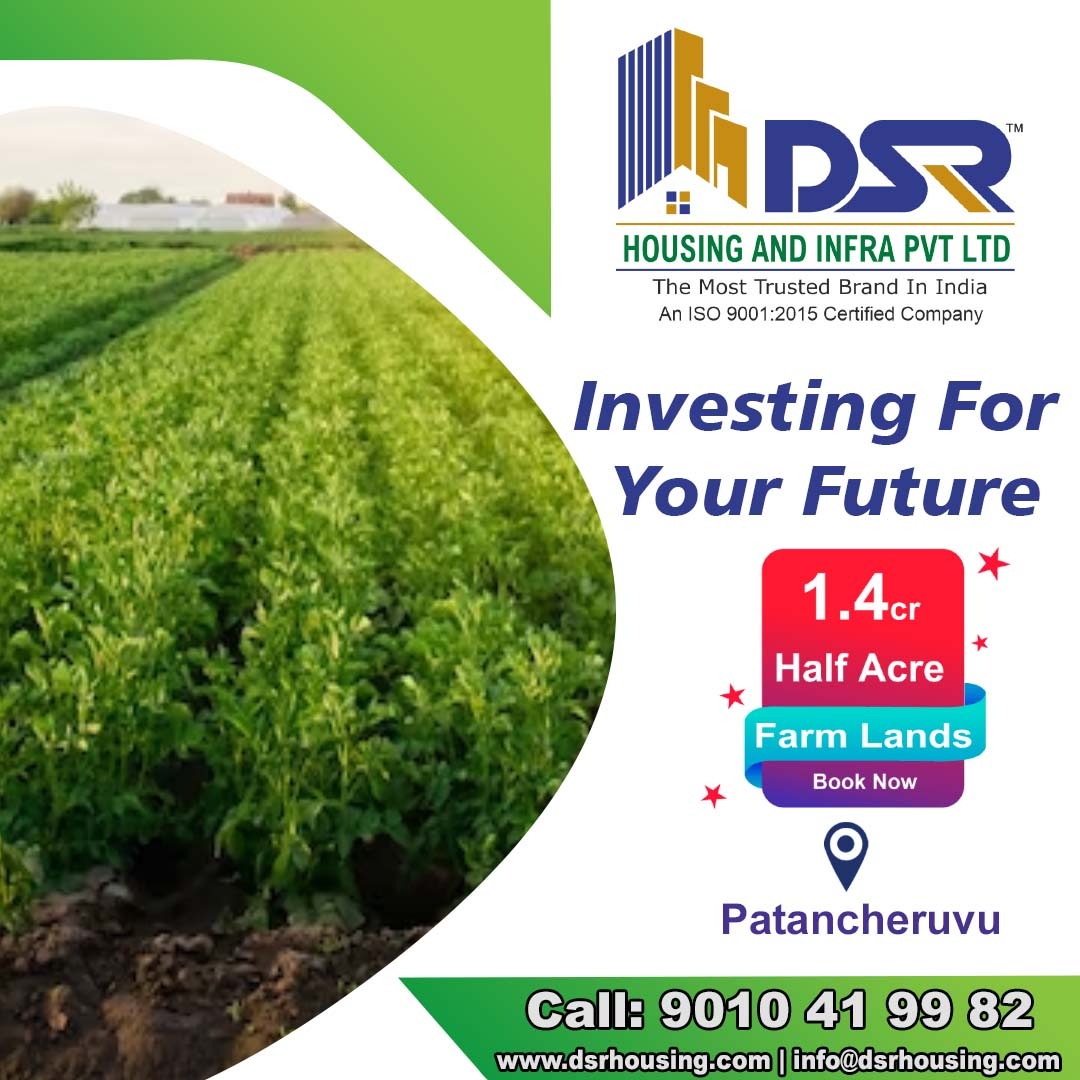 plotpanning's tweet photo. Dear Investors, We have launched THE Most Prestigious Farmland Project in Patancheru ( Begumpet ).

Highlights  👇
✔Farmlands Starting from 4,999/- Only (Per SYD for 1 Acre) 

Project Highlights  👇
✔50 Acres Farm Land Venture
✔2 Acres Clubhouse
✔24/7 Security
✔30*33 WR https://t.co/ohBmZdwLEY
