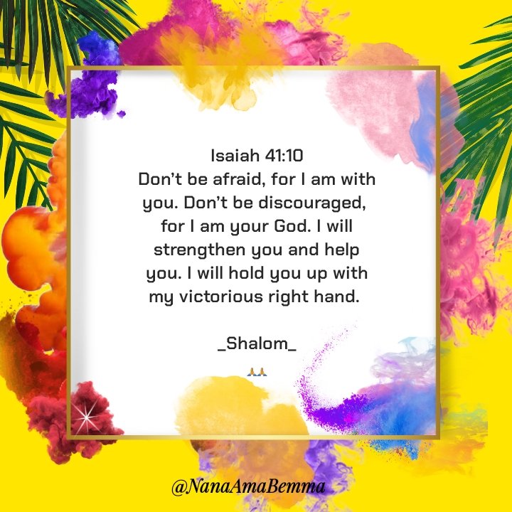 BemmaAma's tweet photo. God In Our Morning🙏🙏

God of Possibilities!! God Is the Reason!!
The greatest of it all is that God is with us, He's Our Strength,Our Helper and our God!!!
#ThursdayWord 
#GodWithUs 
#nanaamabemma 
#Godsvictoriousrighthand🙌 https://t.co/kW6cbqBEw8