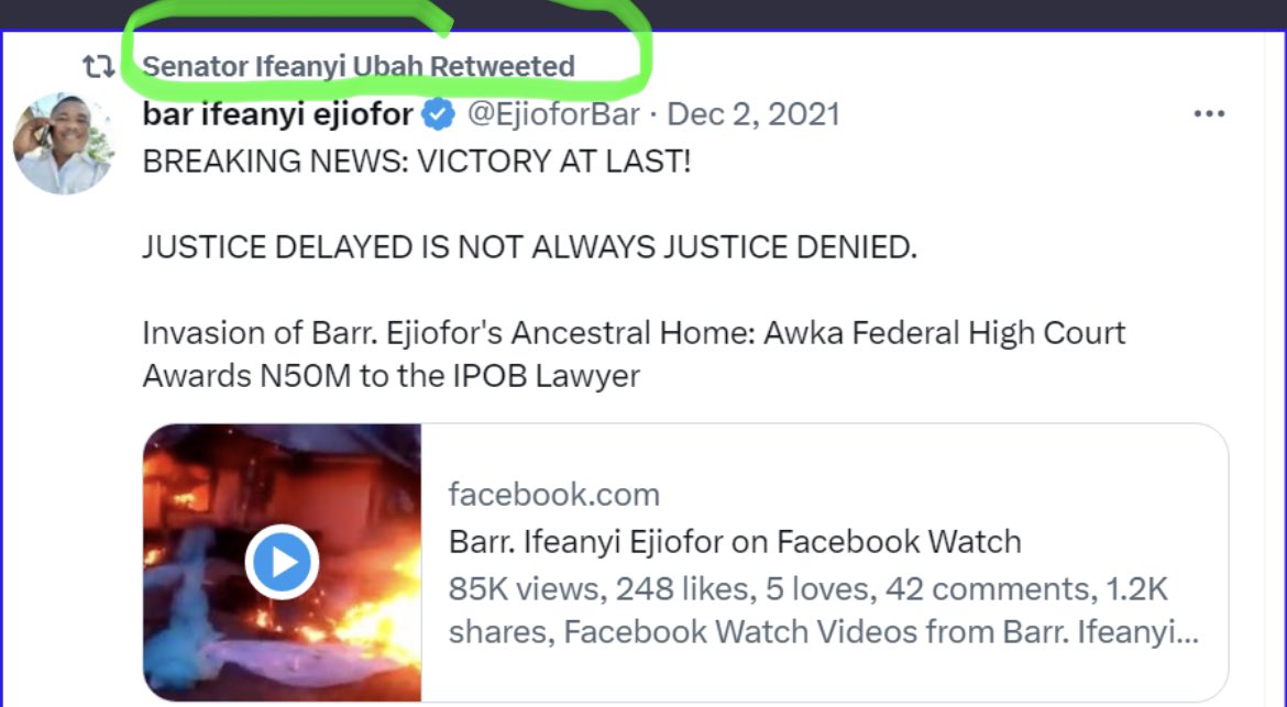 BRGIE @BiafraRGIE update! 
When the treacherous Ejiofor connived with South East politicians and Islamic state of Nigeria to kidnap MNK from Kenya and renditioned to Nigeria in 2021. 
They were all celebrating that the struggle for Biafra freedom is over, they were retweeting and