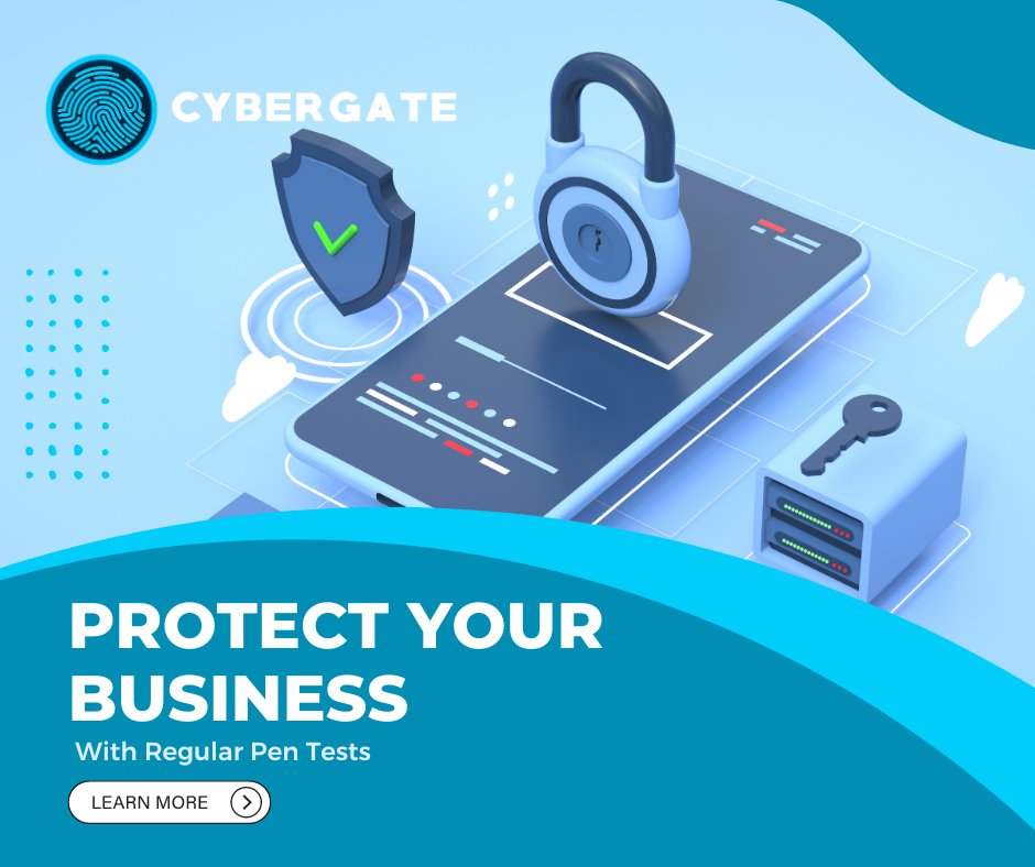 Don’t wait until it is too late!  Protect your business | Keep your digital assets safe | Shield your invaluable data

Penetration Tests help you identify potential vulnerabilities before cyber attackers do!

More info: cybergateinternational.com/penetration-te…