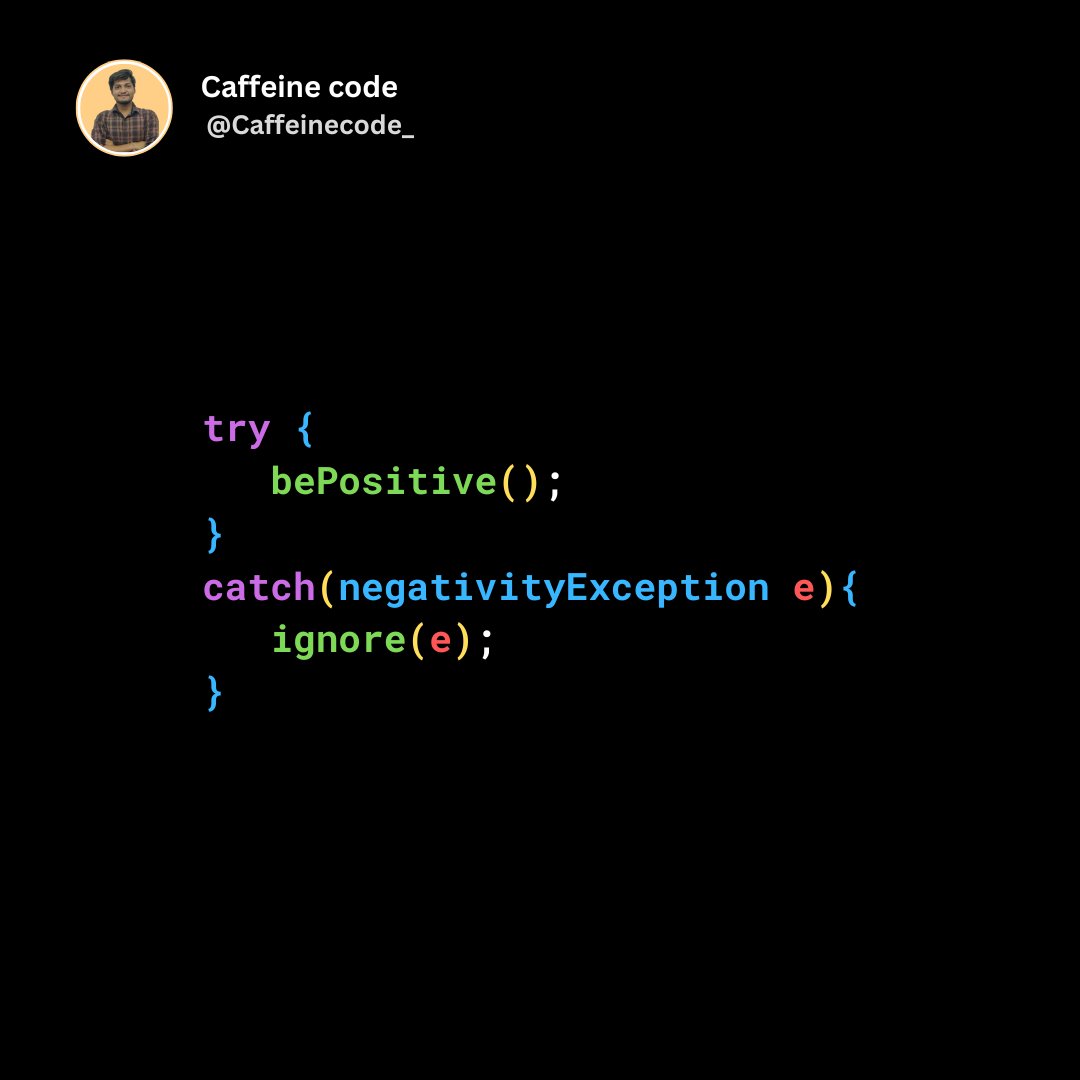 caffeinecode_'s tweet image. Remove negativity and enjoy life

#positivity