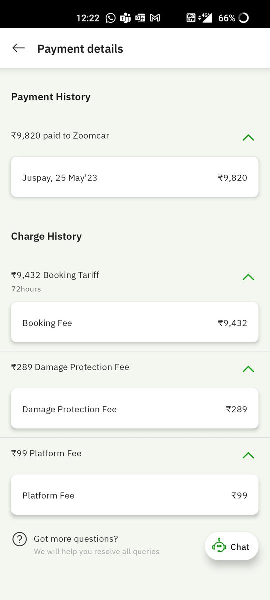 pavaman_ananth's tweet image. However, at the payment page, I was asked to pay INR 9820, which is higher than the revised amount. Booking ID: JPSNDCAF2. Is this a pricing gimmick to trap customers? Can you please clarify this pricing discrepancy? Attached are the screenshots. #Zoomcar #PricingIssue