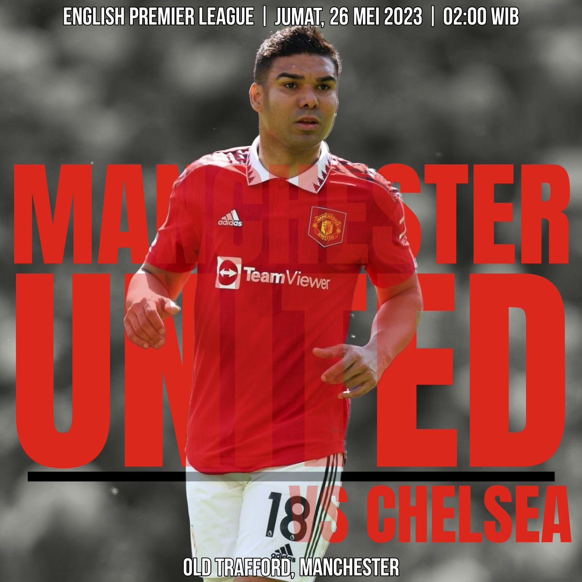 TheUtdID's tweet photo. [MATCHDAY!!] || #MUFC VS CHELSEA 

#EPL #MUNCHE https://t.co/BTZYL9cVI5