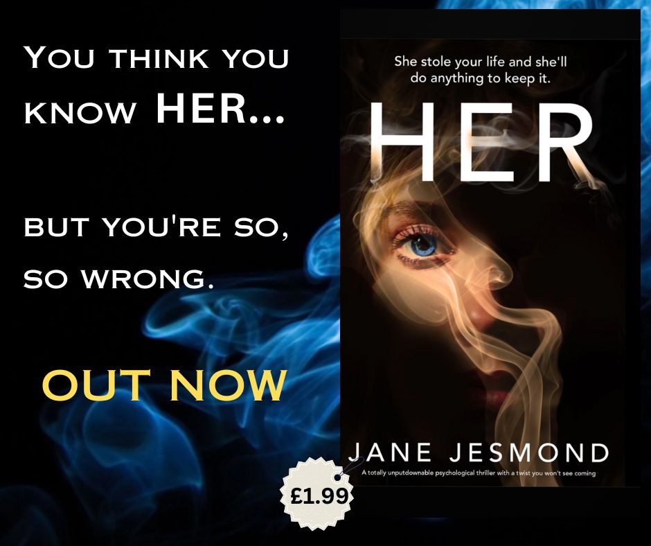 AuthorJJesmond's tweet image. Very pleased to welcome HER, my twisty psych thriller, into the world! If you enjoy humungous twists, this is for you!

Ebook £1.99 UK, $3.99 US 

You'll find it here. geni.us/60-Storm